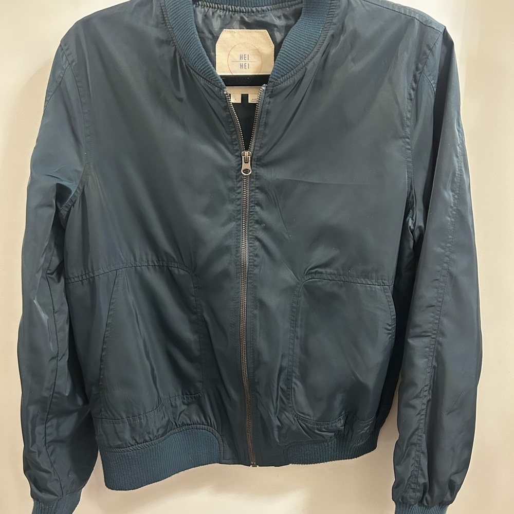 Hei Hei Women's Blue Bomber Jacket